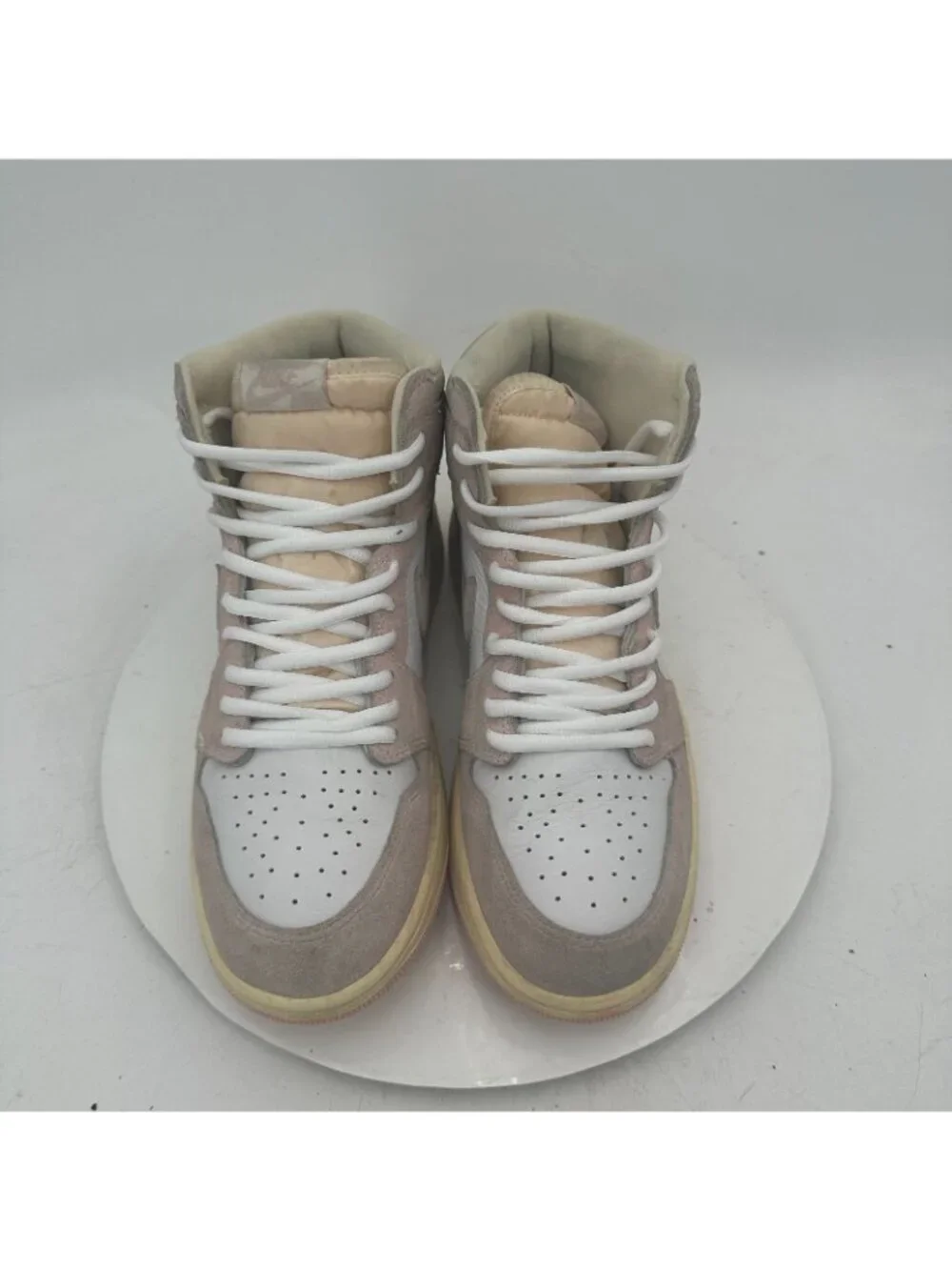 Nike Air Jordan 1 Retro High Women Size 10 FD2596-600 Washed Pink White Shoes